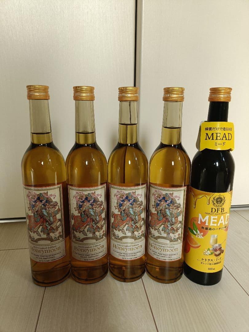 秩父令和商会 ディアレットフィールド蒸留所ミード酒 5本セット MEADはちみつ