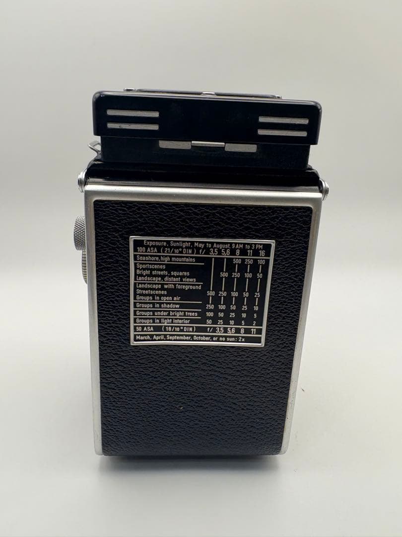Rolleiflex 二眼レフカメラとケースセット tessar75mmF3.5