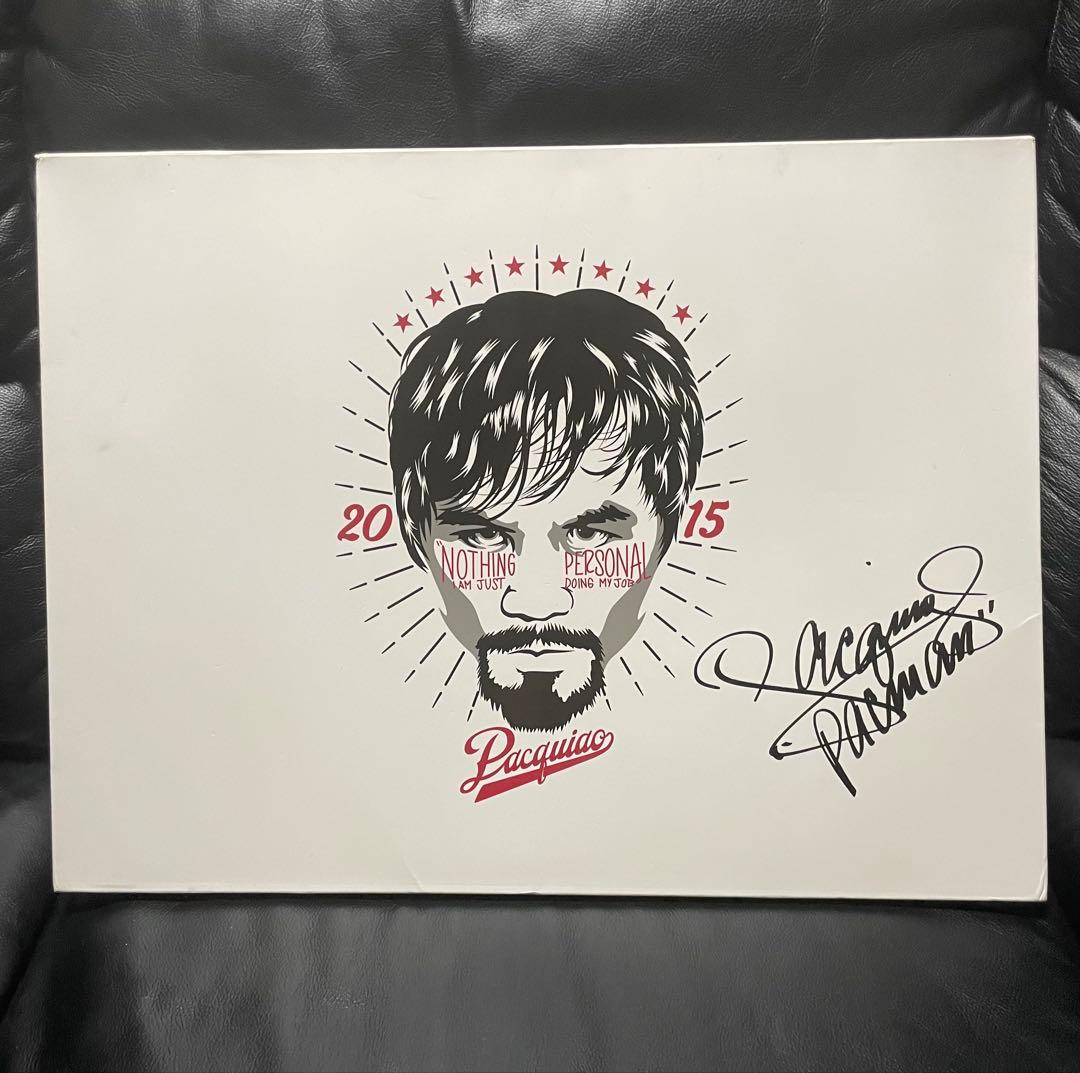 激レア　パッキャオ　ポスター6枚 セットアルバム　直筆サイン入り