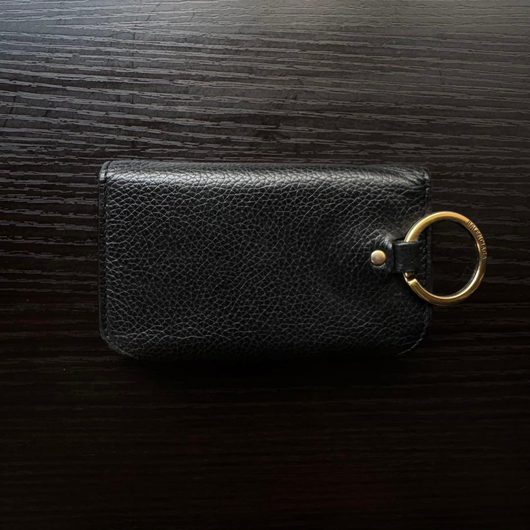 【本日限定】バレンシアガ/Cash/エブリデイ/キーケース/シボ革/コンパクト