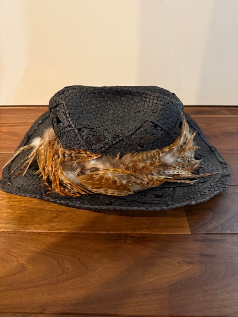 00s goa feather hat japanese label ハット