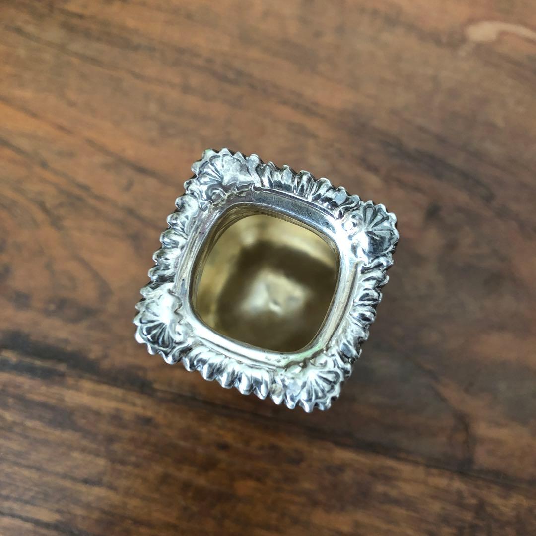 Vintage 英国　純銀製　ソルト＆ペッパー　スターリングシルバー　ビンテージ