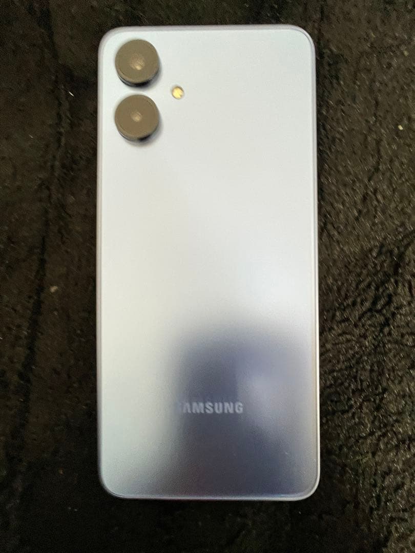 Samsung Galaxy A25 5G ライトブルー ケースとフィルム付き