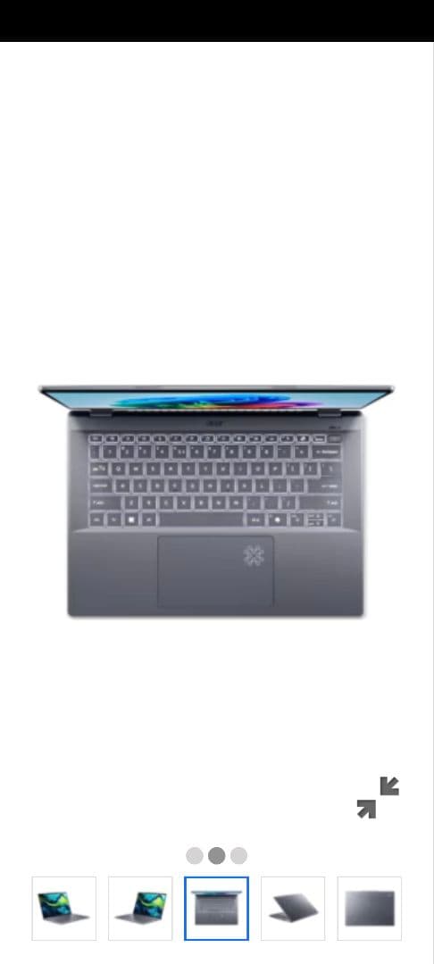 週末値下げ　大幅値下げAIパソコン　Acer Swift 14 AI 　 新品級