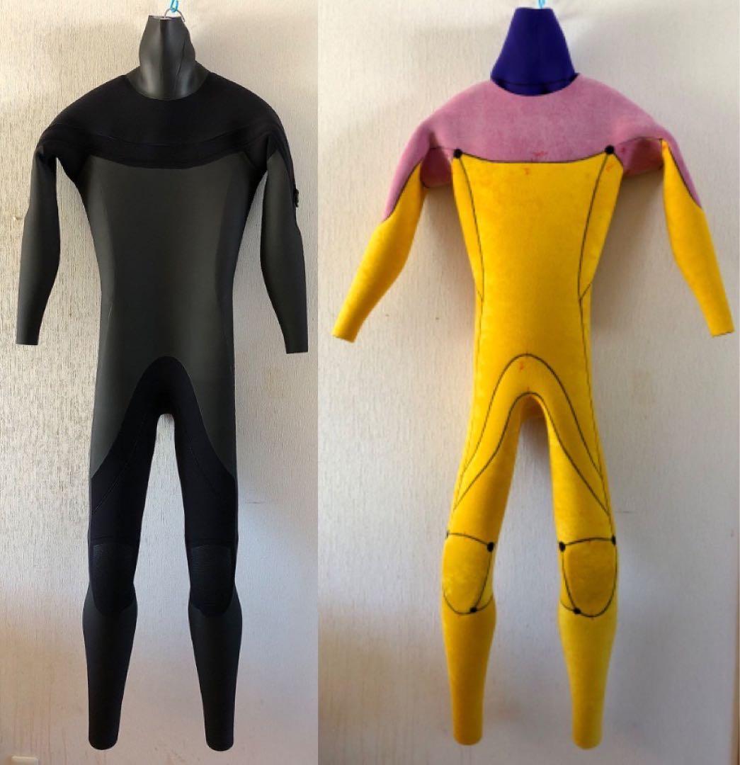 全身裏起毛☆国内大手有名ウエットメーカーYKKロングチェストジップ+ハイネック