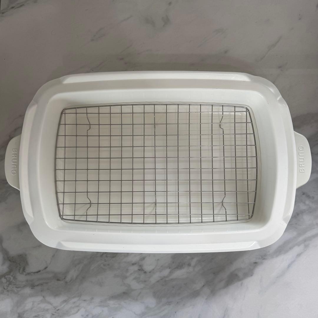 BRUNO ブルーノ ホットプレートセット 深鍋 グランデサイズ ホワイト