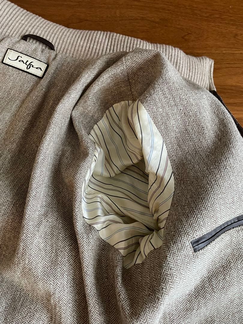 Salfra サルフラ レザーダウンジャケット イタリア製 サイズ46