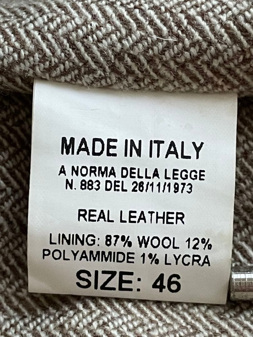 Salfra サルフラ レザーダウンジャケット イタリア製 サイズ46