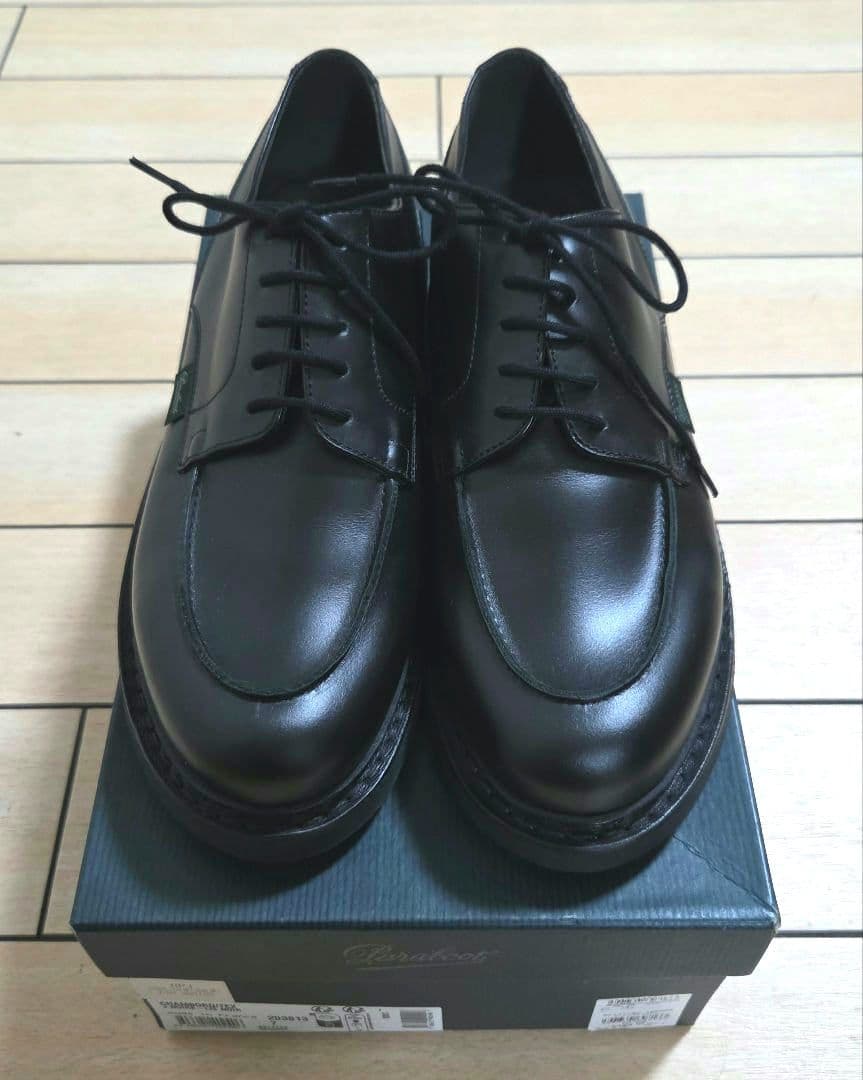 新品・未使用【パラブーツ】　シャンボード　ブラック　サイズ7　26㎝