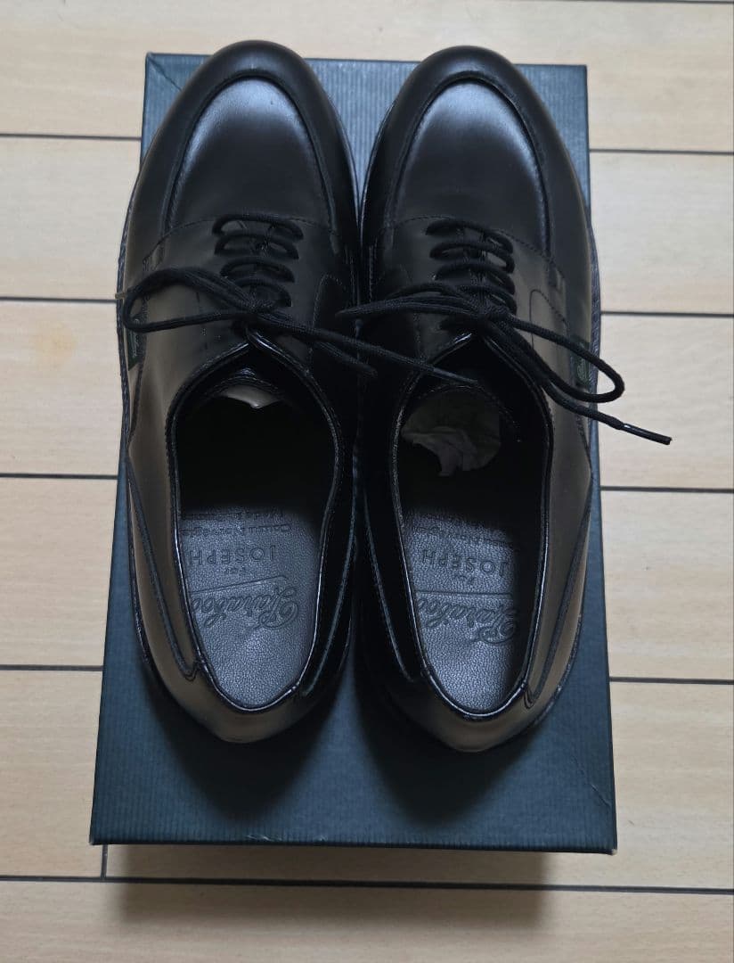 新品・未使用【パラブーツ】　シャンボード　ブラック　サイズ7　26㎝