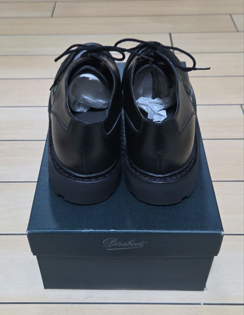 新品・未使用【パラブーツ】　シャンボード　ブラック　サイズ7　26㎝