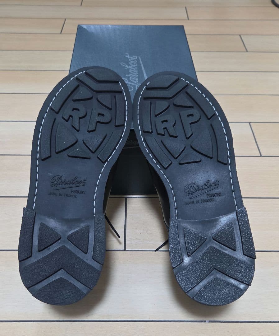 新品・未使用【パラブーツ】　シャンボード　ブラック　サイズ7　26㎝