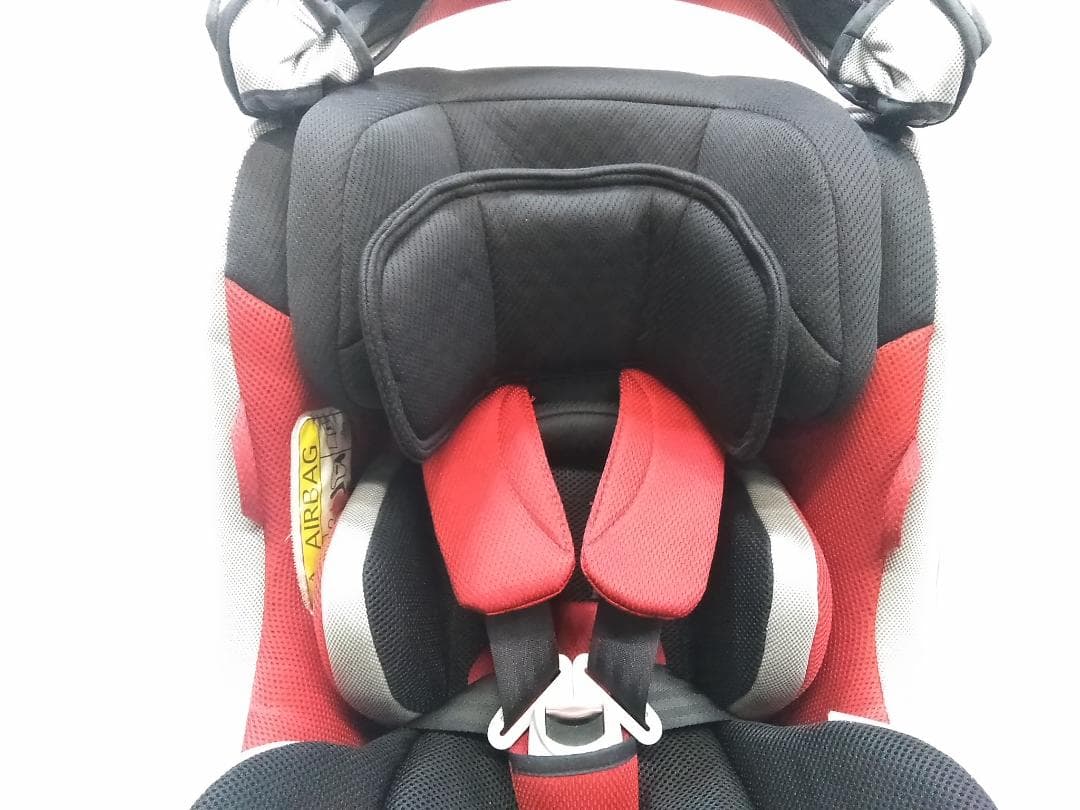 アップリカ チャイルドシート クルリラ isofix モアレレッド △