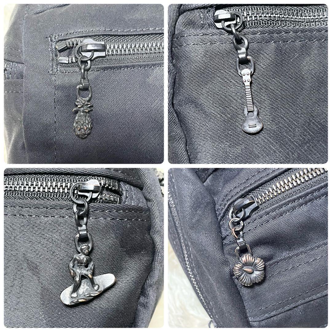 PORTER ポーター　ドラムバッグ　ミニボストン　アロハ　ブラック