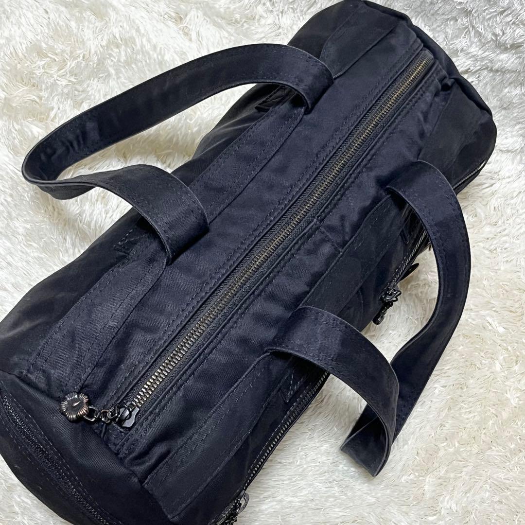 PORTER ポーター　ドラムバッグ　ミニボストン　アロハ　ブラック