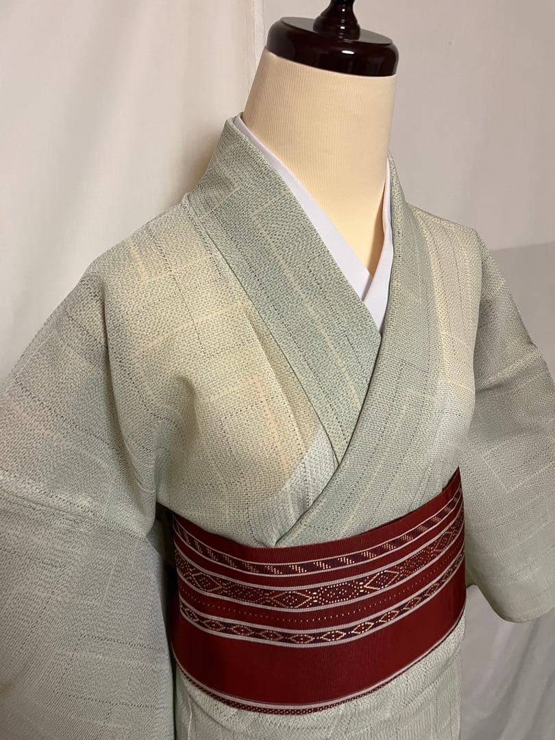 【逸品】●新潟県伝統工芸品●【小千谷縮】●麻●草木染●紬●盛夏