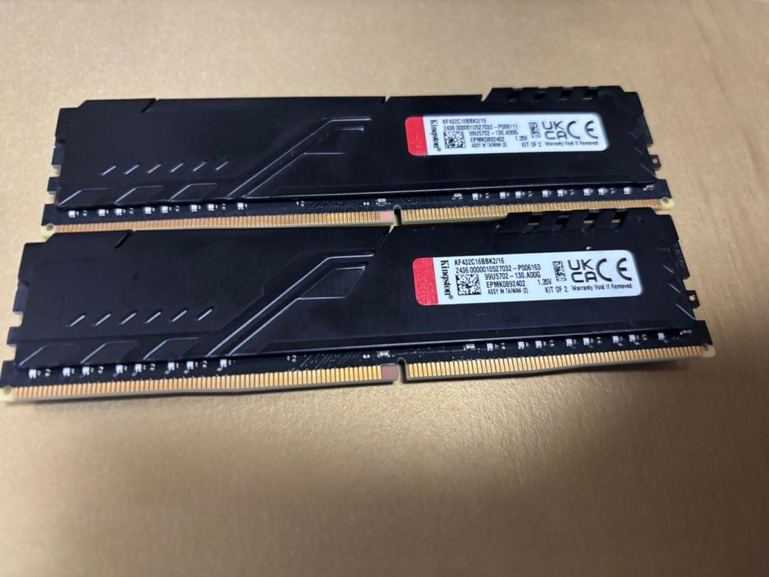 KINGSTON FURY BEAST DDR4 メモリー16GB(8GB×2)