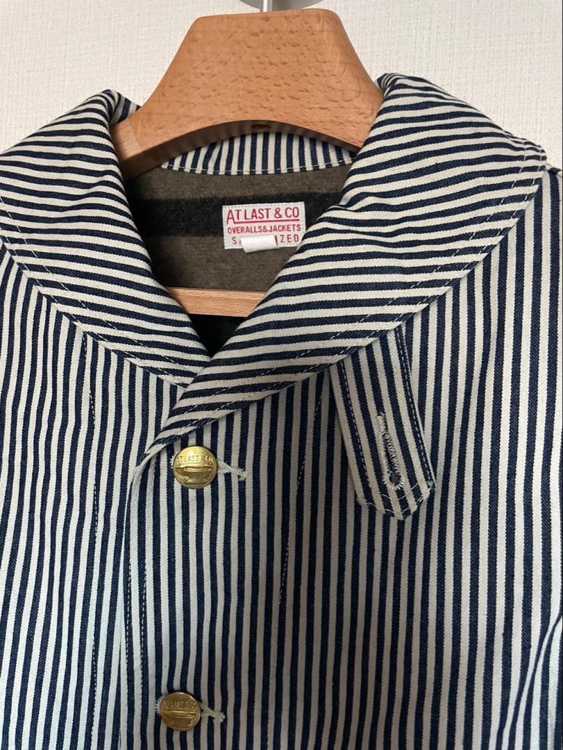 2024AW ATLAST&CO ヒッコリーデッキジャケット【38】