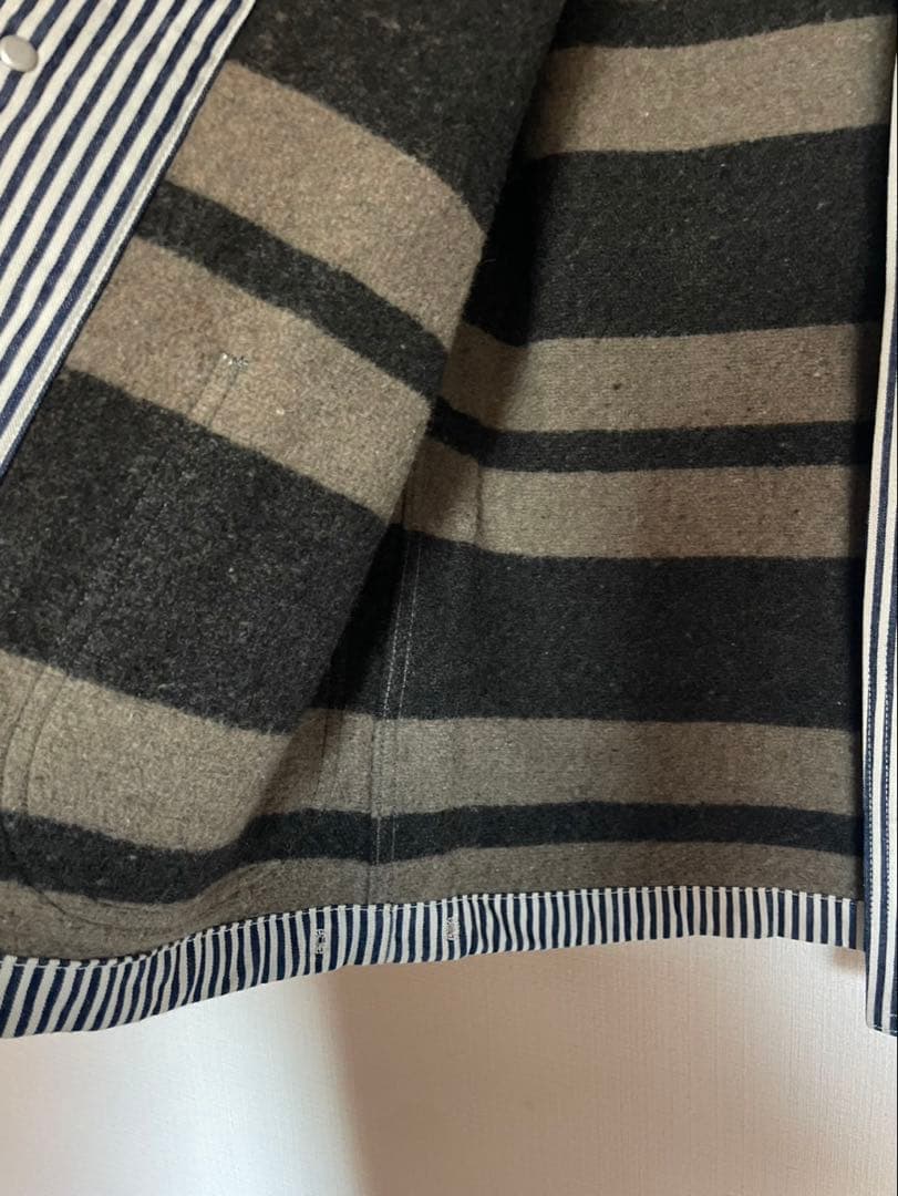 2024AW ATLAST&CO ヒッコリーデッキジャケット【38】