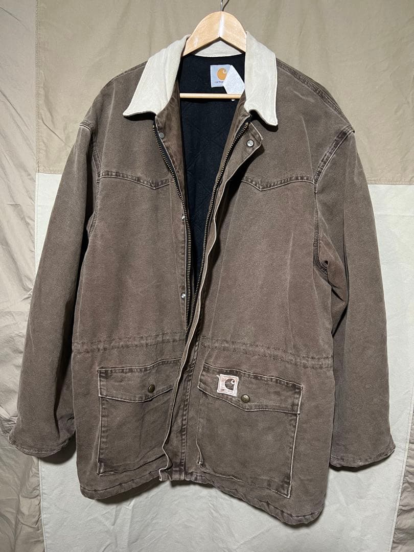 USA製 Carhartt サンタフェ　チョアコート　ブラウン　星タグ　レア