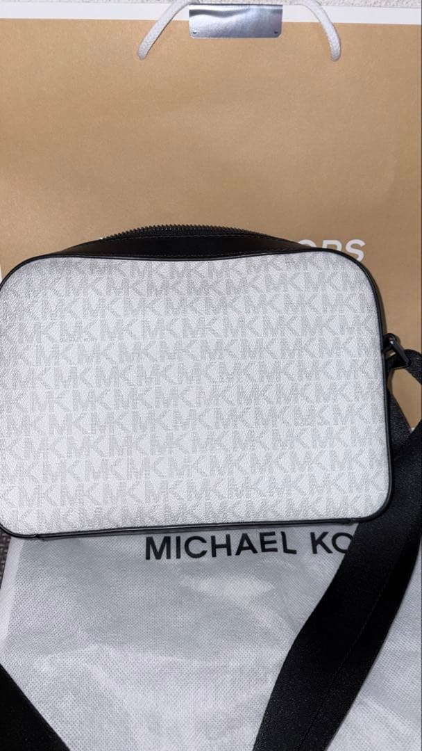 MICHAEL KORS ショルダーバッグ ホワイト/ブラック
