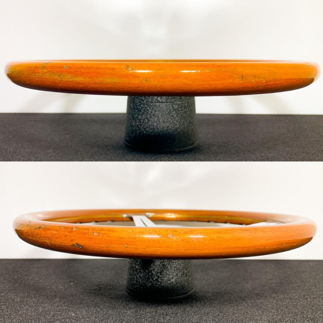 ナルディ クラシック ウッドステアリング おまけホーンボタン・ネジ6本付