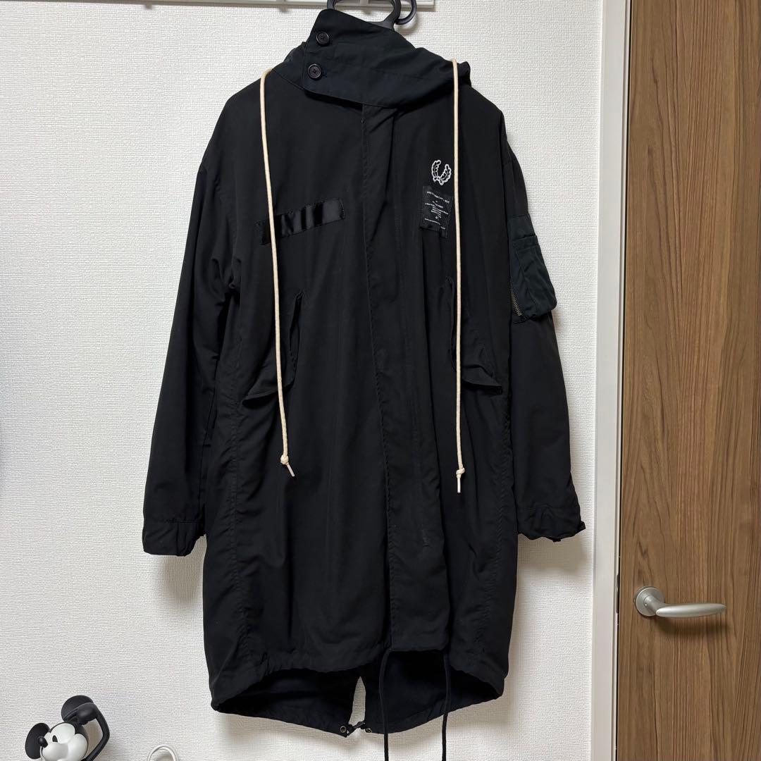 ART COMES FIRST×Fred Perryコラボ モッズコート M