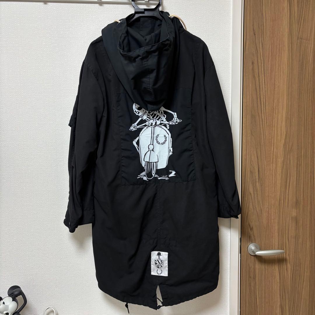 ART COMES FIRST×Fred Perryコラボ モッズコート M