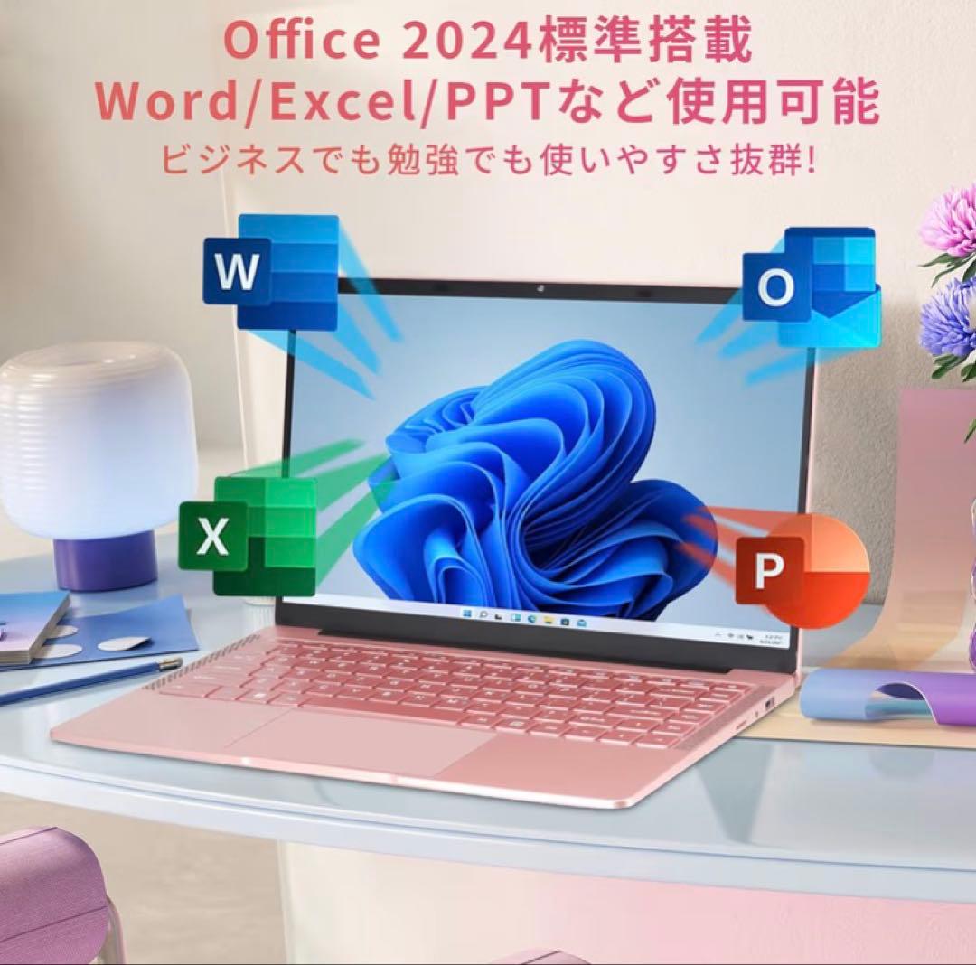 ESBOOK ノートPC 14.1インチ ローズゴールド