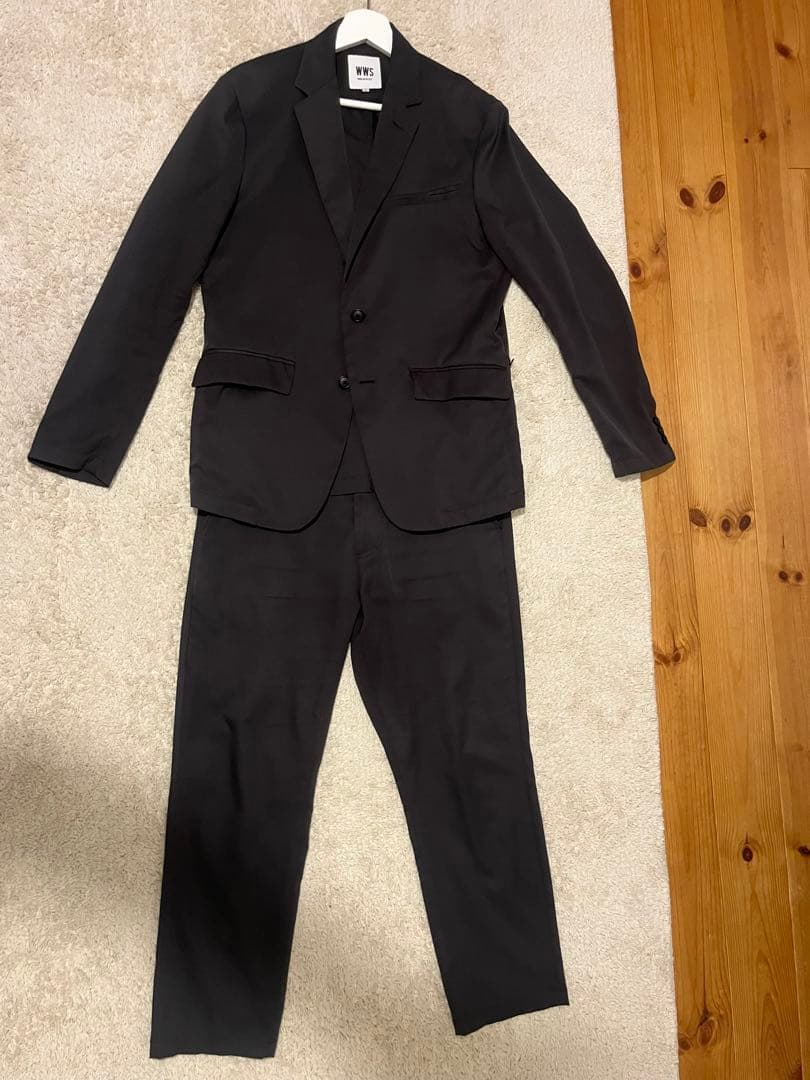 WWS ワークウェアスーツ Lサイズ チャコール ジャケット アンクルパンツ