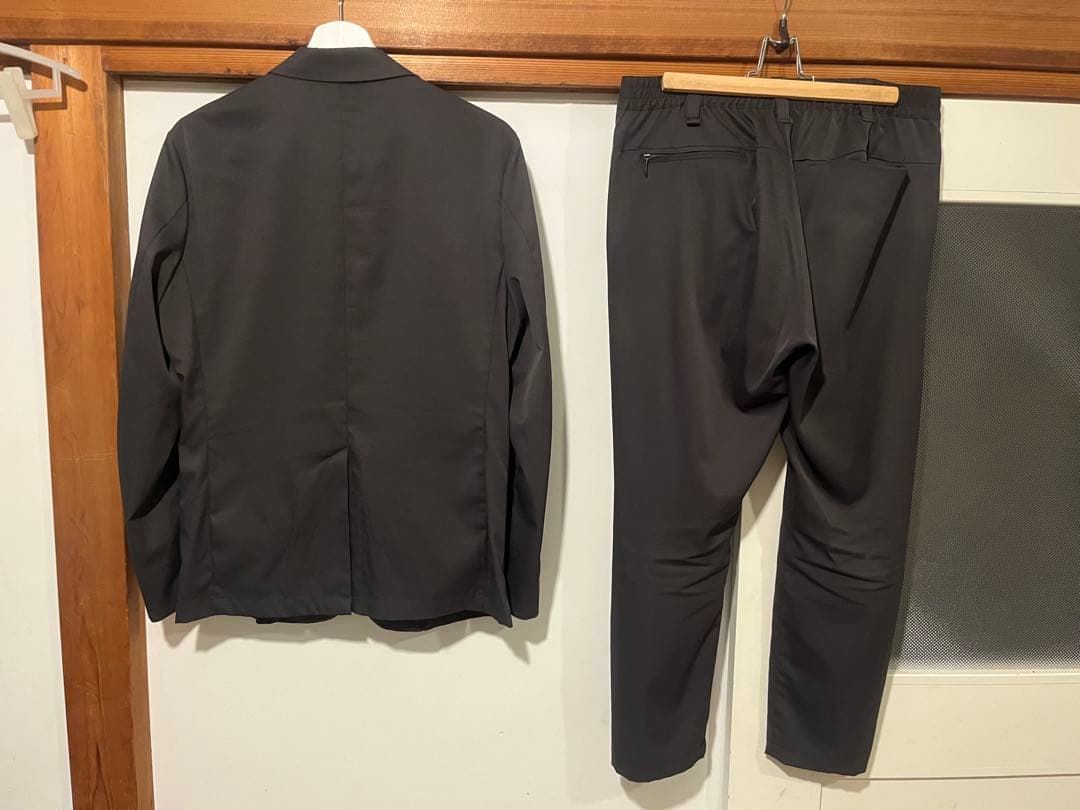 WWS ワークウェアスーツ Lサイズ チャコール ジャケット アンクルパンツ