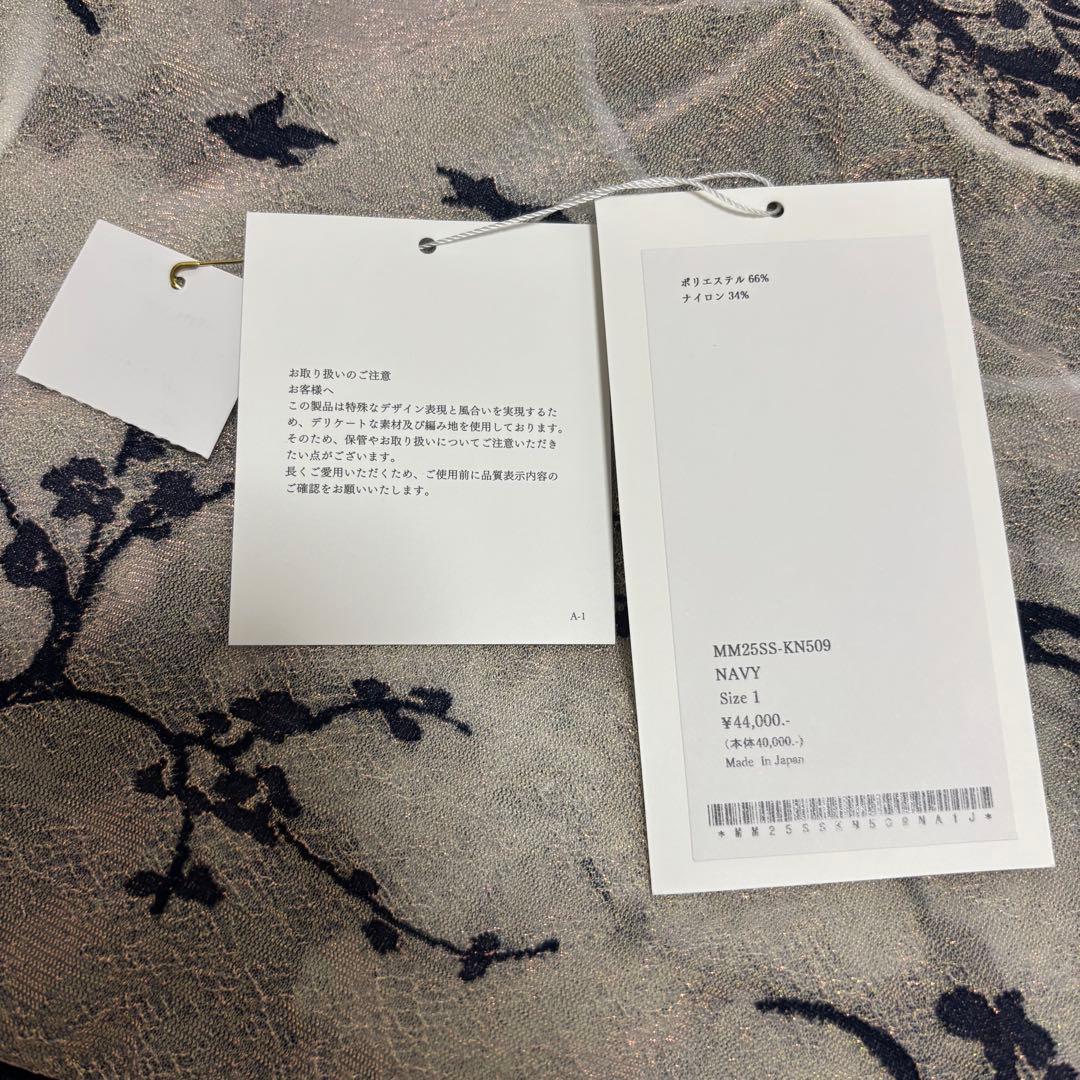 トップス Mame Kurogouchi SheerKnittedHighNeckTop