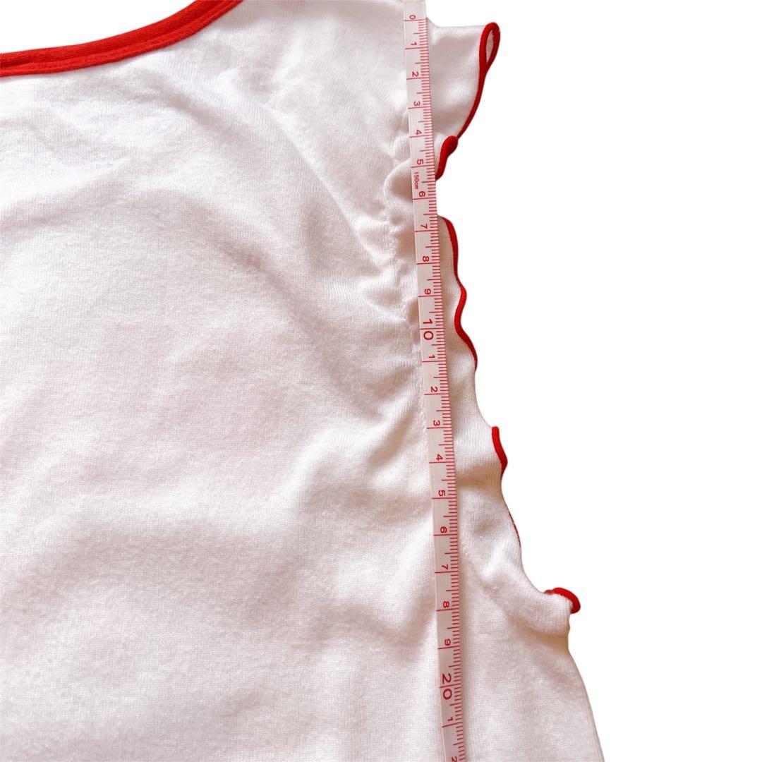 【レア♡平成】メゾピアノ タンクトップ 白 夏 160㎝ ベリエ 日本製