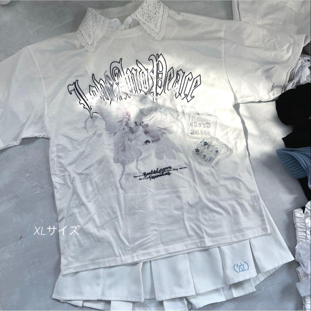 2枚目あり 天使界隈 水色サブカル系 まとめ売り