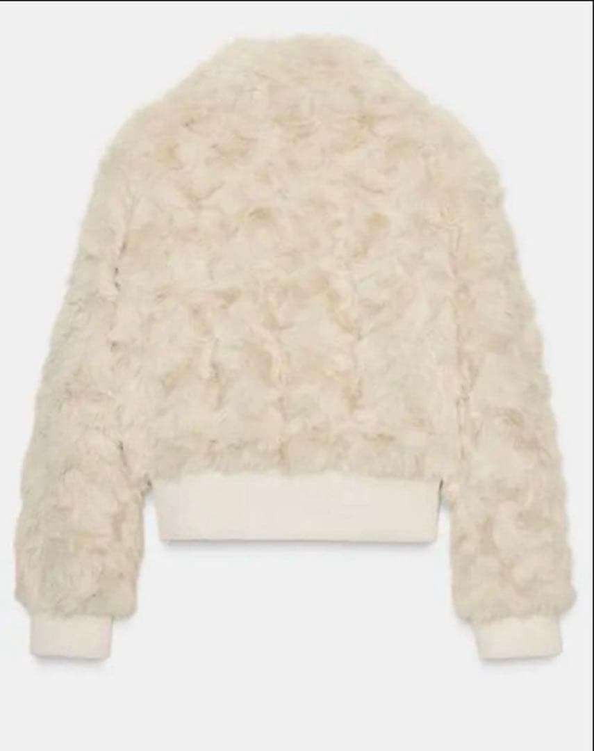 ZARA フェイクファーボンバージャケット　M 新品未使用