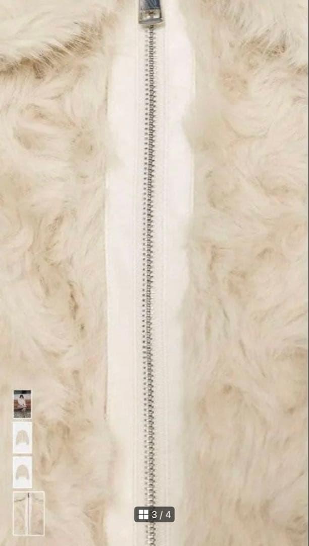 ZARA フェイクファーボンバージャケット　M 新品未使用