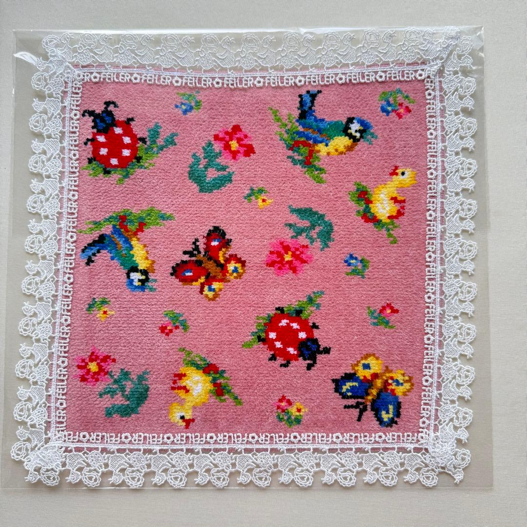 新品未使用⭐︎近沢レース　フェイラー　ハンカチ　ティッシュポーチ　ハイジ　コラボ