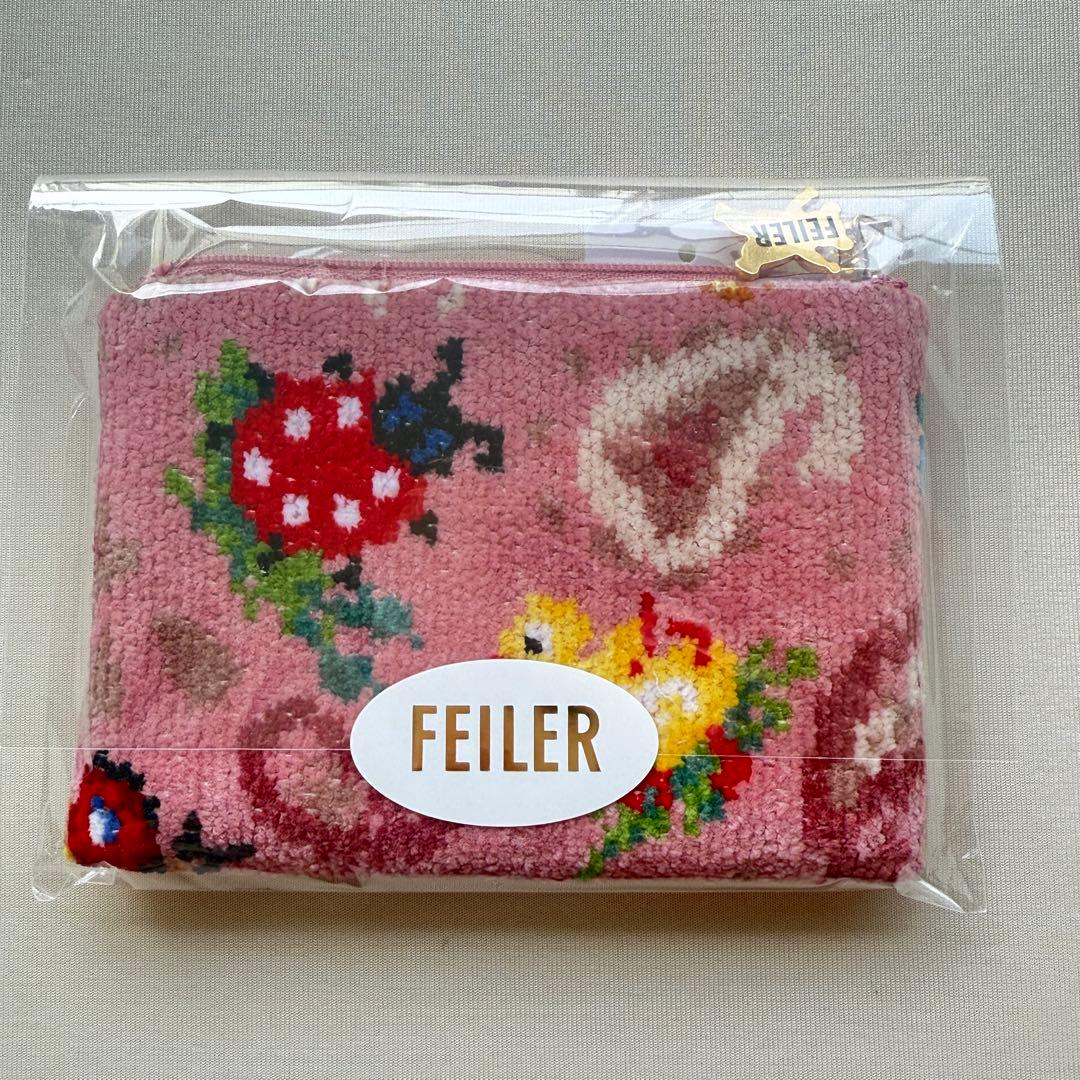 新品未使用⭐︎近沢レース　フェイラー　ハンカチ　ティッシュポーチ　ハイジ　コラボ