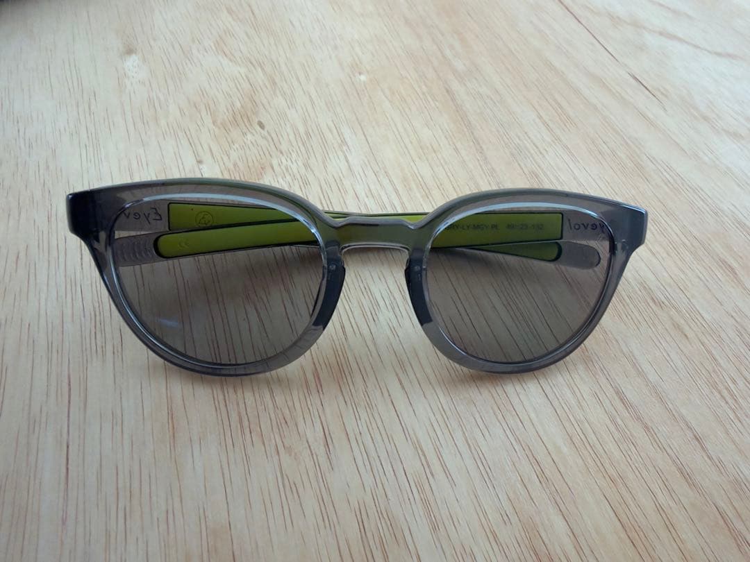 美品 eyevol LEIFER3 GRY-LY-MGYPL-M.GR偏光レンズ