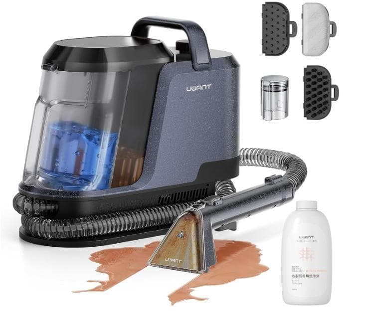 スチームクリーナー 布洗浄機 18000Pa超吸引❢ソファも一瞬で清潔