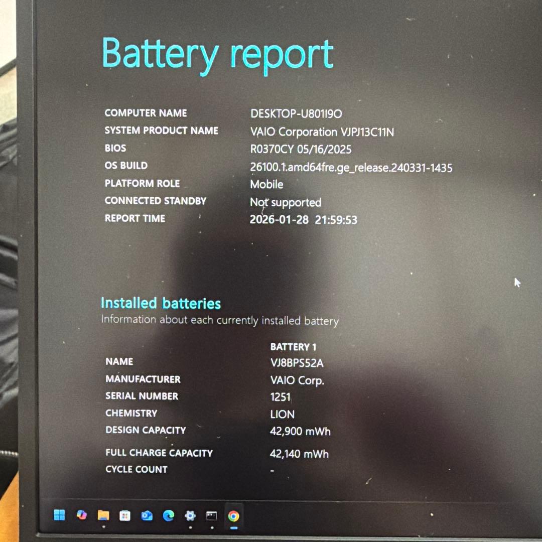 Windowsノート本体 VAIO Pro PJ