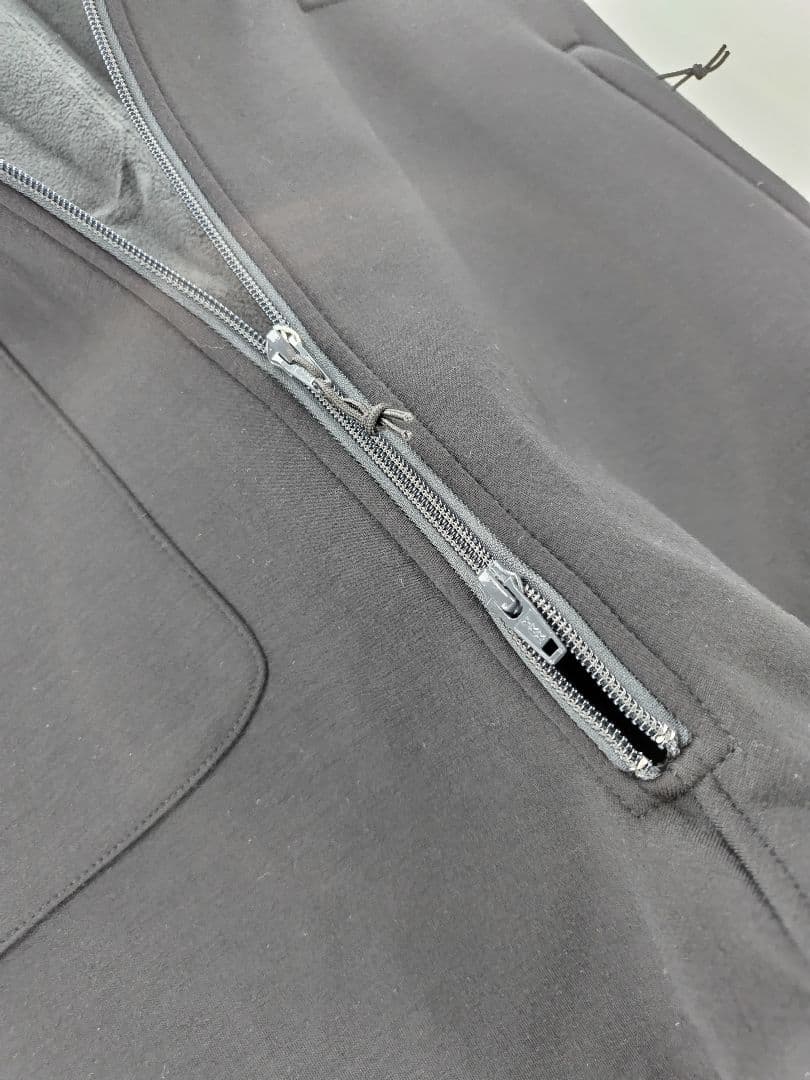 パンツ BONDING KNIT OVERALL(BLK)L