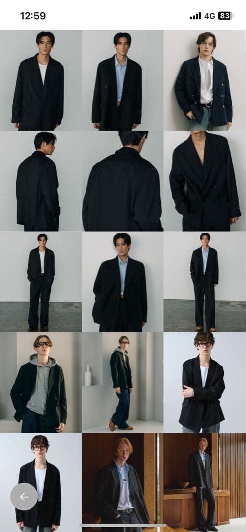 ダブルジャケット&スラックスSetUp【LEAD PROJECT】試着のみタグ有