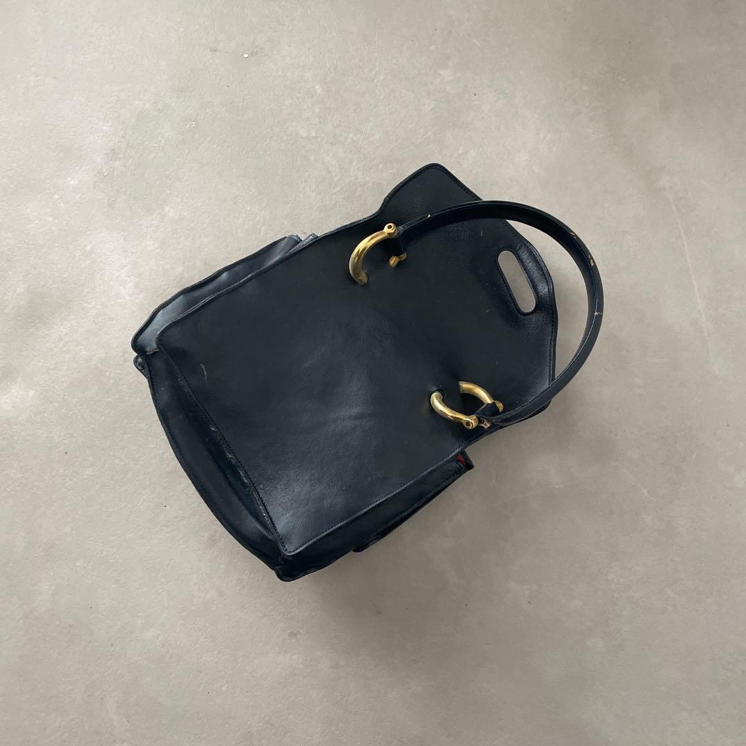 セリーヌ CELINE レザー ハンドバッグ ジャンク