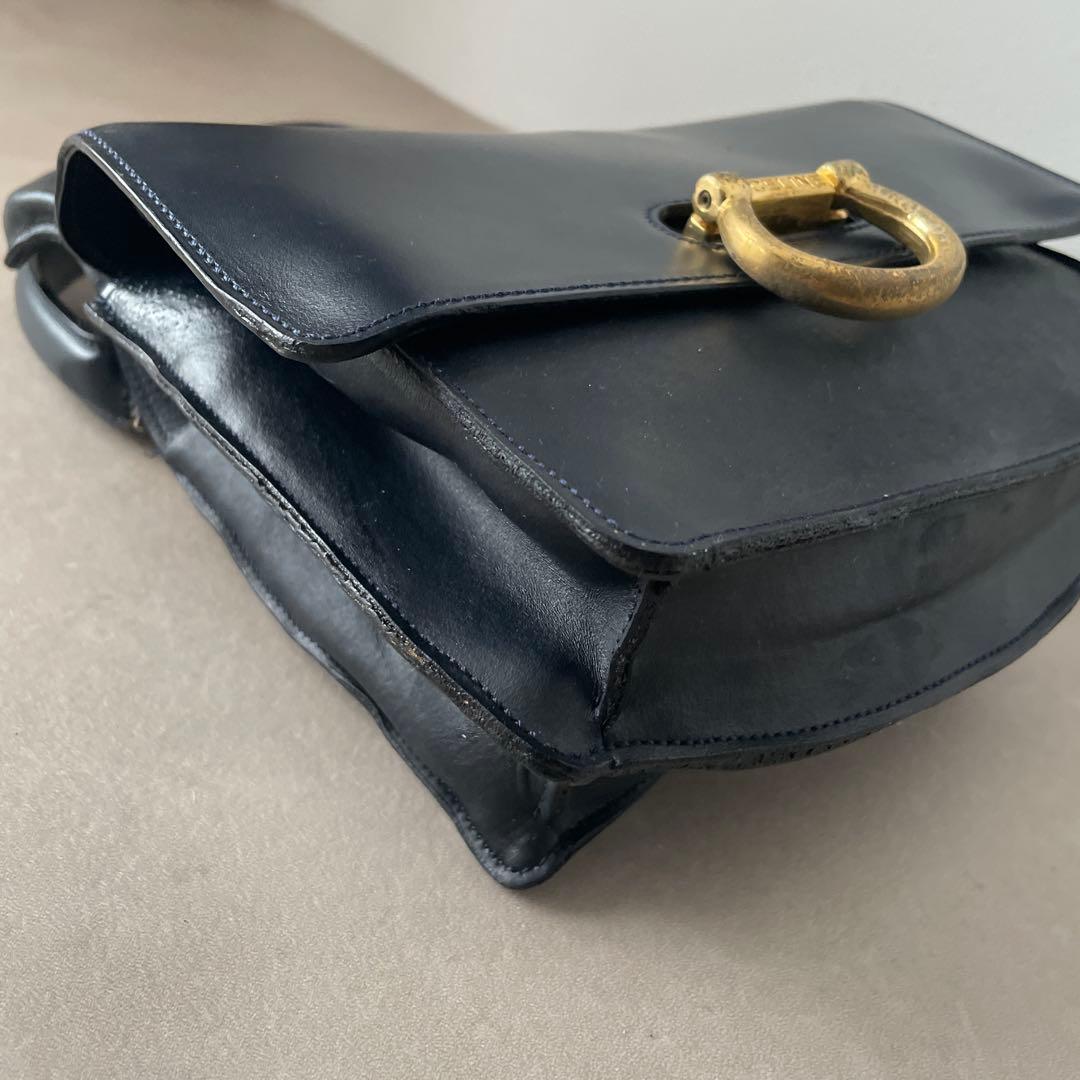 セリーヌ CELINE レザー ハンドバッグ ジャンク