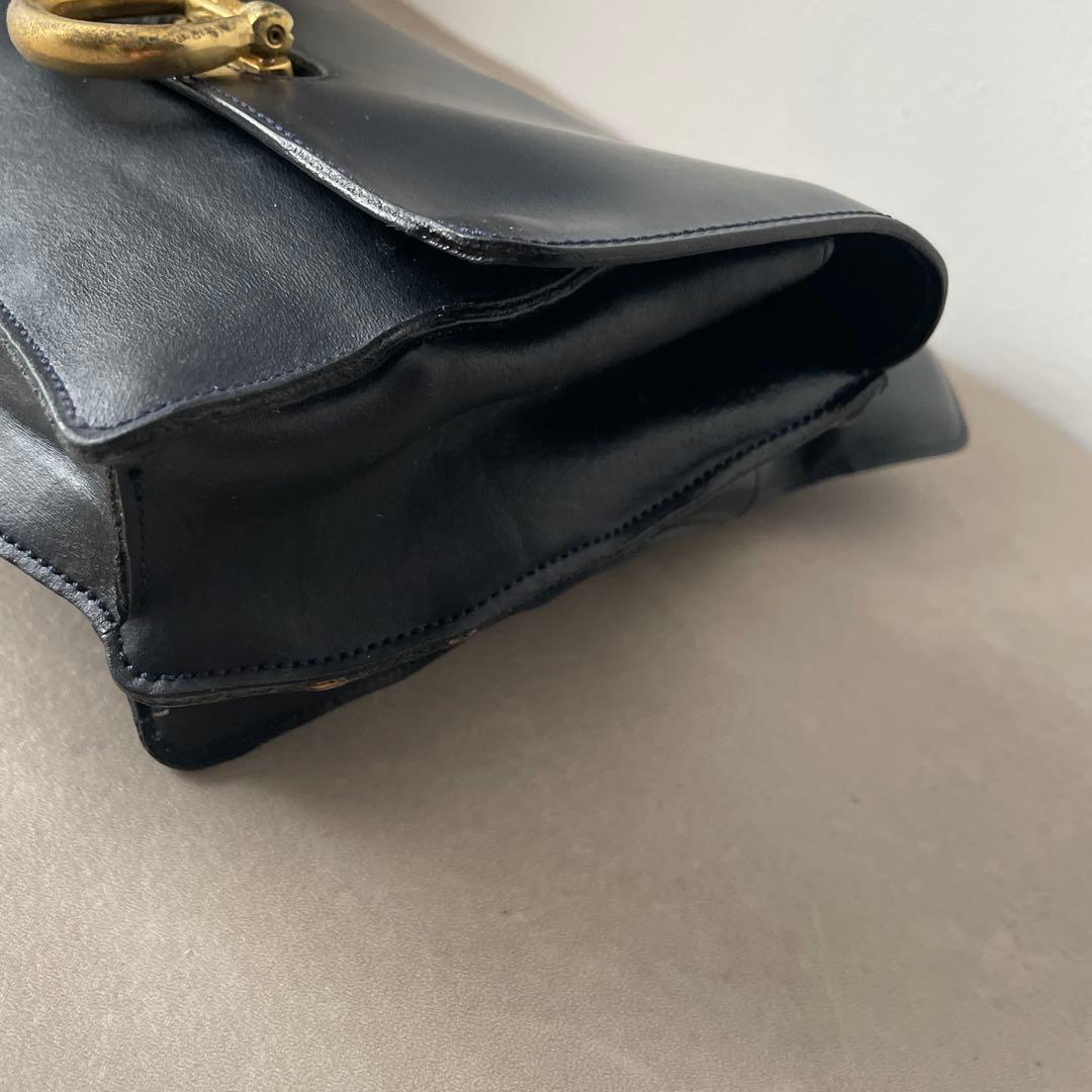 セリーヌ CELINE レザー ハンドバッグ ジャンク