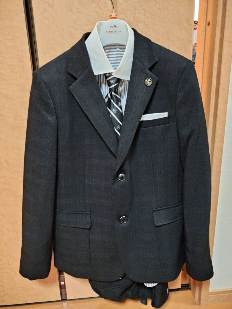 waltz by BEAMS DESIGN フォーマルスーツ 【160】ブラック