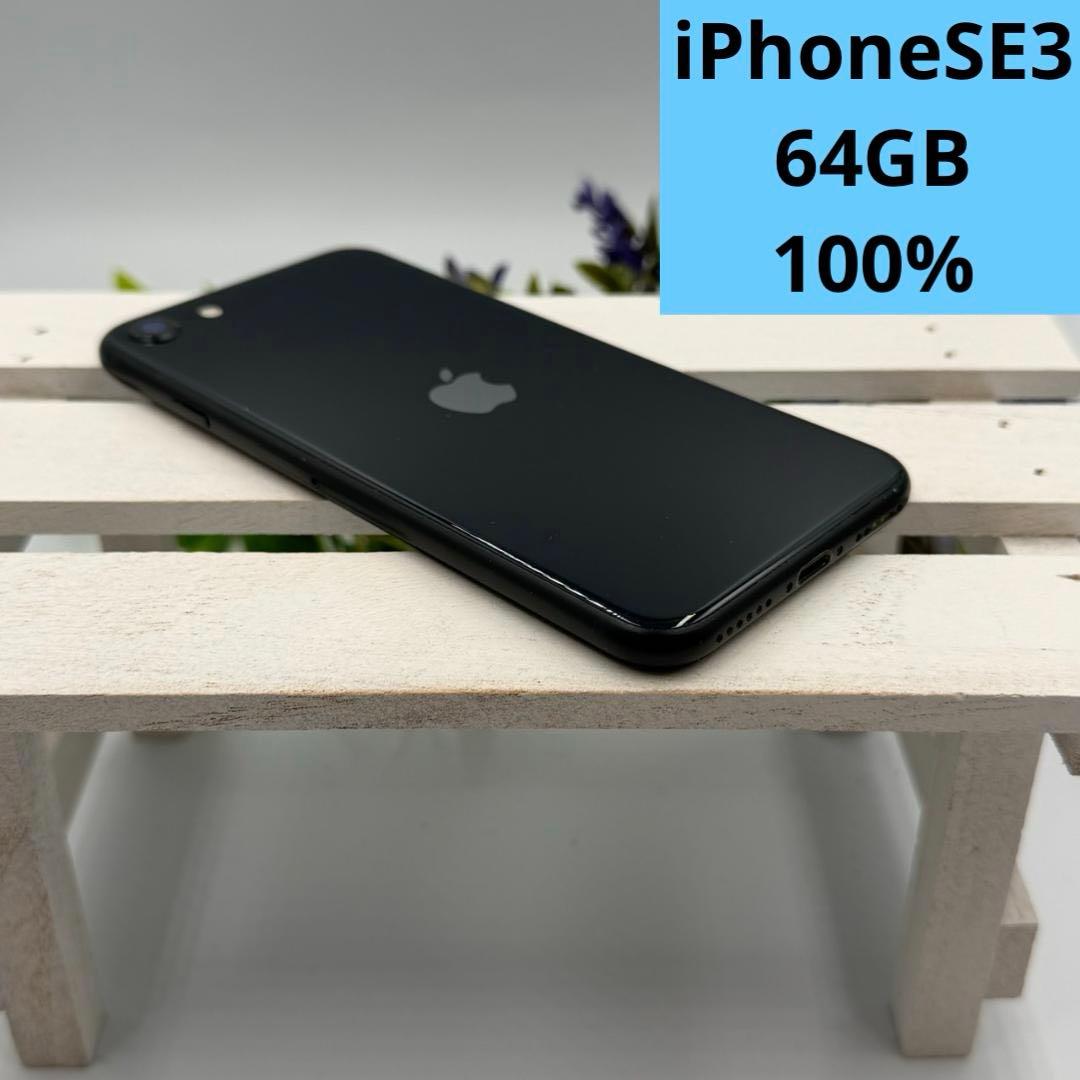 iPhone SE第3世代 64GB ミッドナイト 384