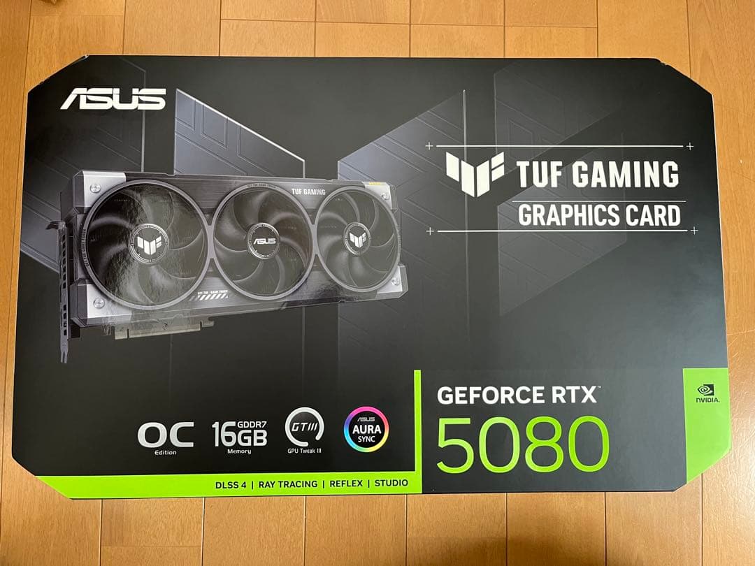 グラフィックボード・グラボ・ビデオカード ASUS TUF GAMING GEFORCE RTX 5080 OC 16GB