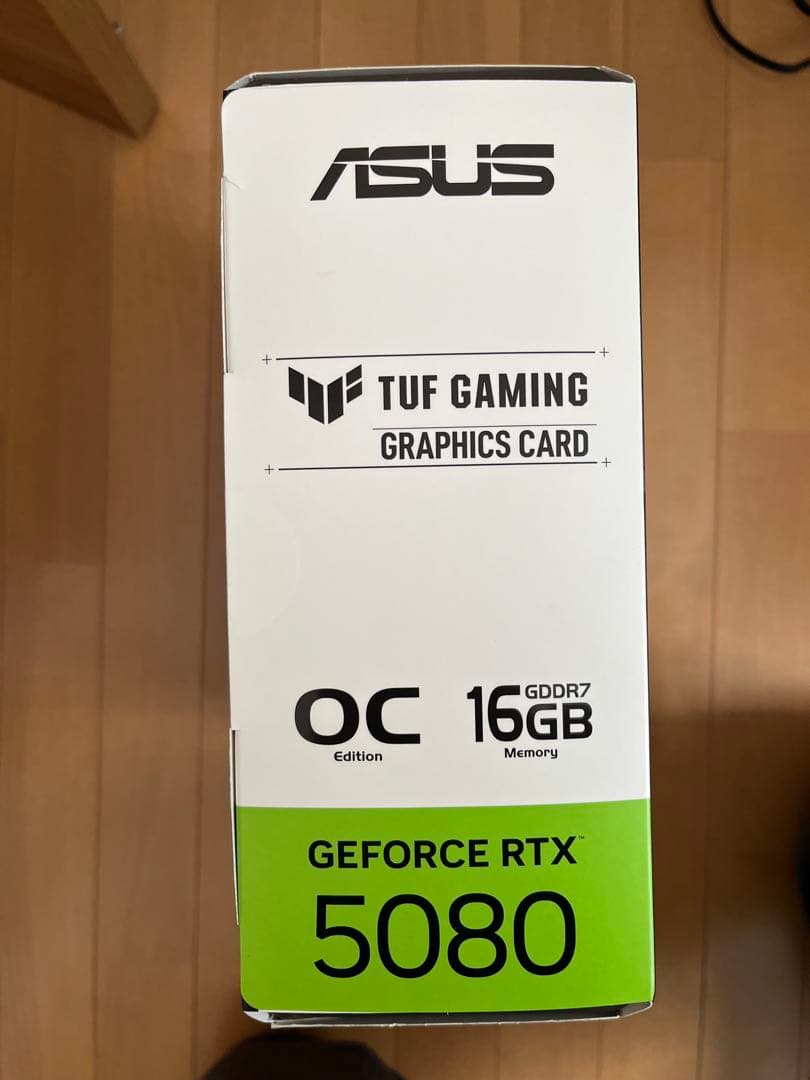 グラフィックボード・グラボ・ビデオカード ASUS TUF GAMING GEFORCE RTX 5080 OC 16GB